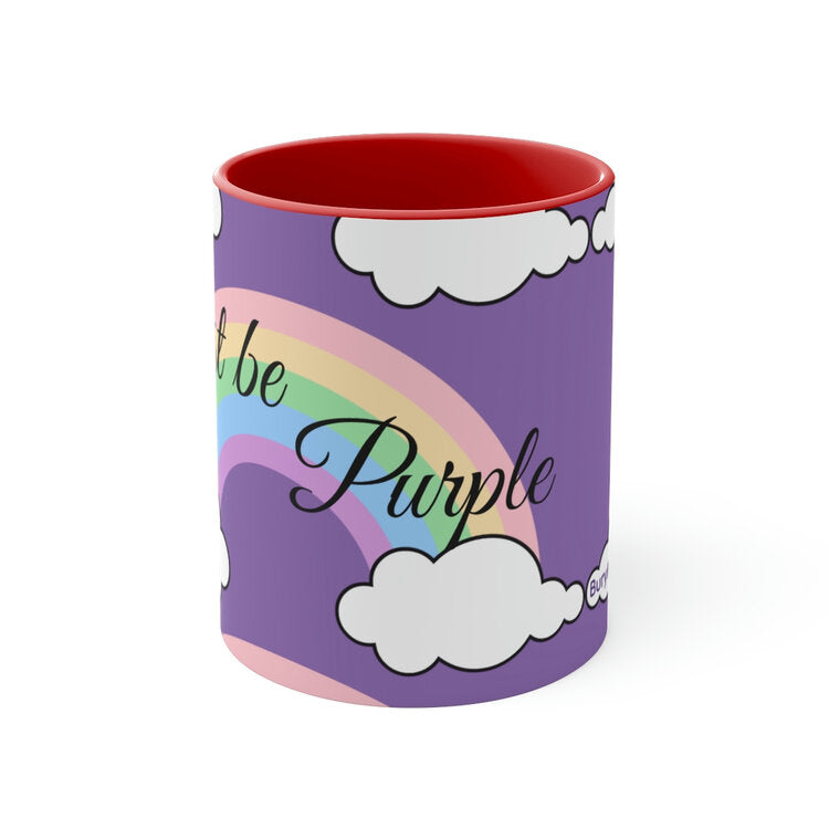 JUST BE PURPLE MUG