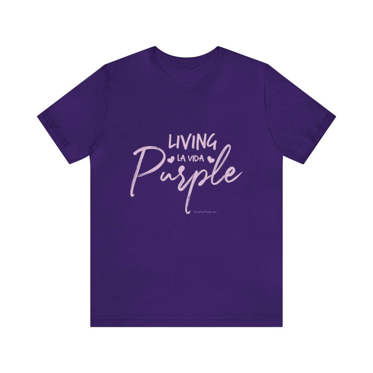 LIVING LA VIDA PURPLE TEE