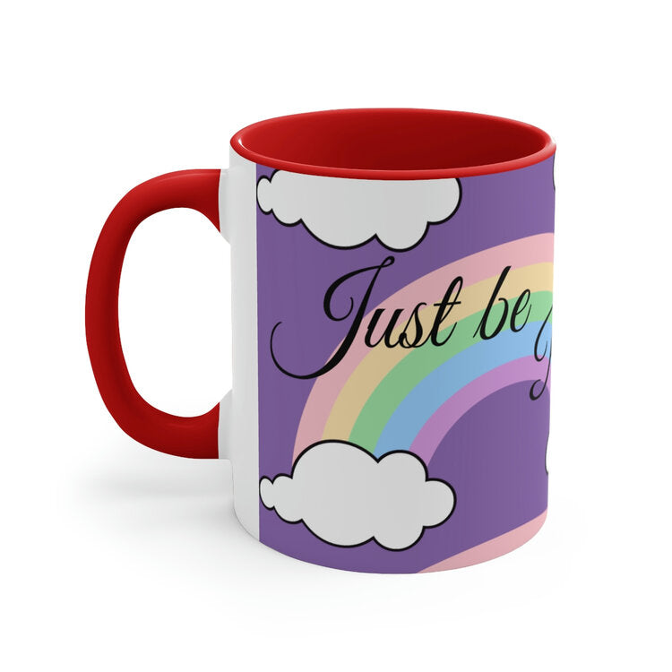 JUST BE PURPLE MUG