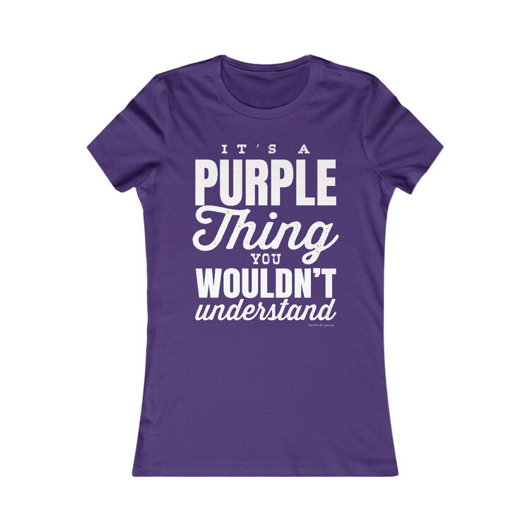 PURPLE TEE