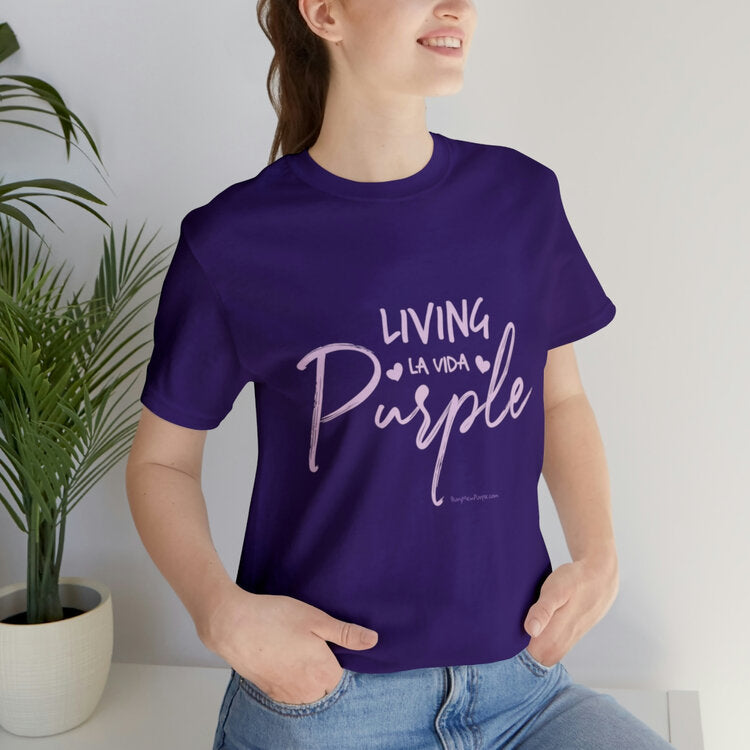 LIVING LA VIDA PURPLE TEE