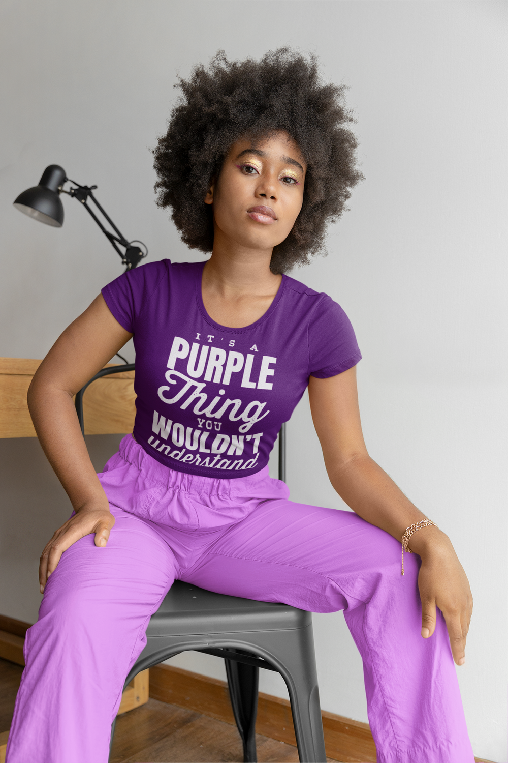 PURPLE TEE